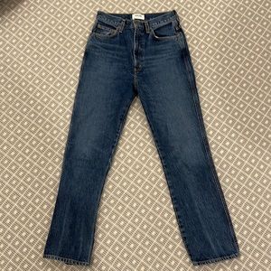 Agolde Pinch Waist High Rise Kick Jeans